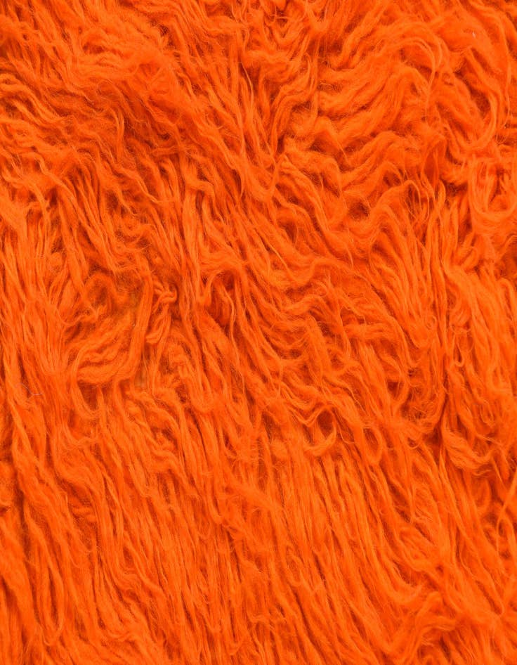 Detail image of 2' 3 x 4' 6  Hand Knotted Moroccan Wool Runner Rug