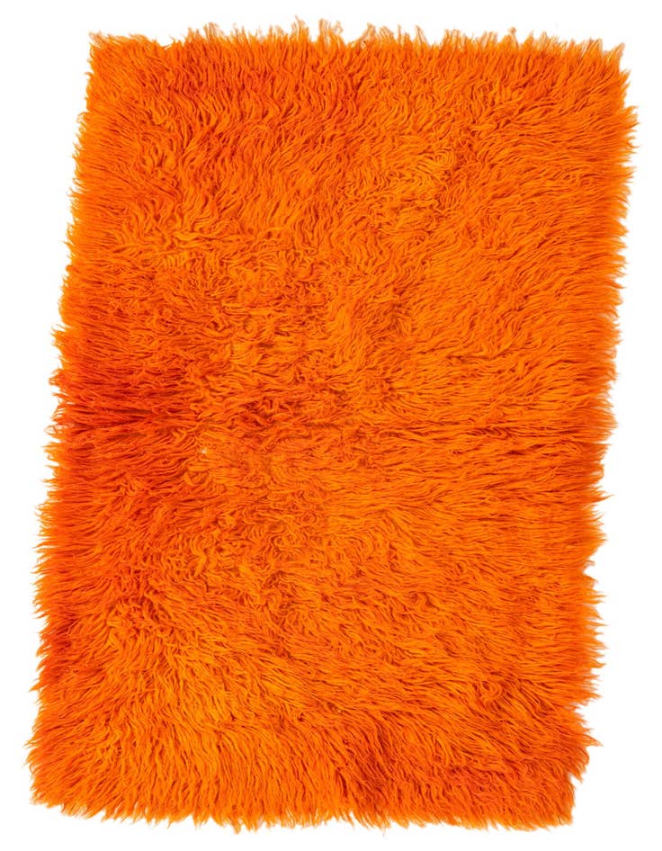 Detail image of 2' 3 x 4' 6 Hand Knotted Moroccan Wool Runner Rug