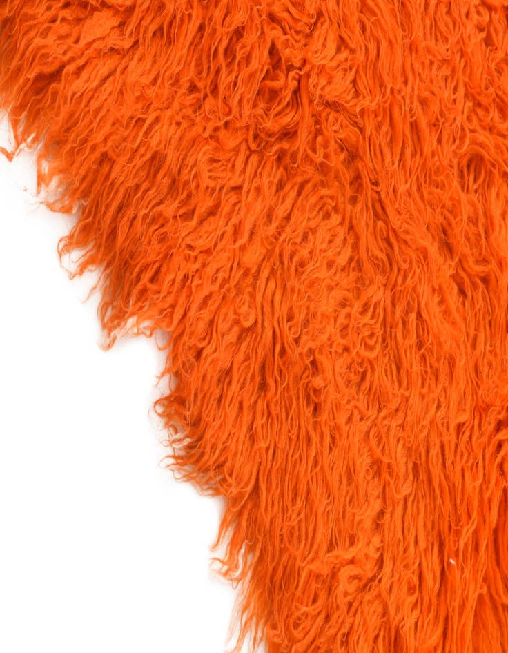 Detail image of 2' 8 x 5'  Hand Knotted Moroccan Wool Runner Rug