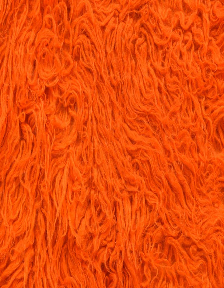 Detail image of 2' 8 x 5'  Hand Knotted Moroccan Wool Runner Rug