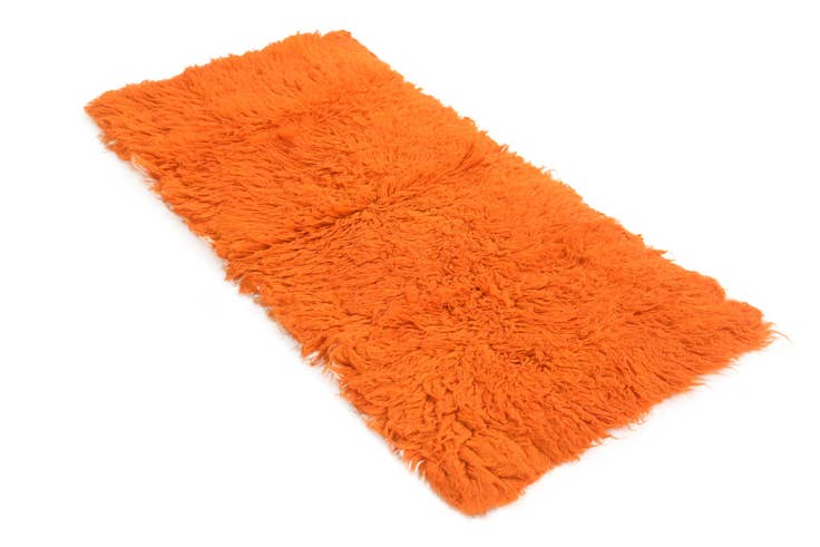 Detail image of 2' 3 x 4' 8 Hand Knotted Moroccan Wool Runner Rug