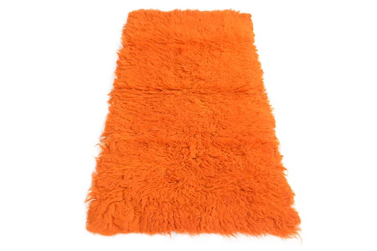 Detail image of 2' 3 x 4' 8 Hand Knotted Moroccan Wool Runner Rug