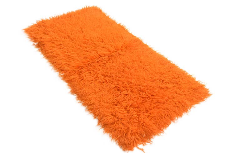 Detail image of 2' 4 x 4' 7 Hand Knotted Moroccan Wool Runner Rug