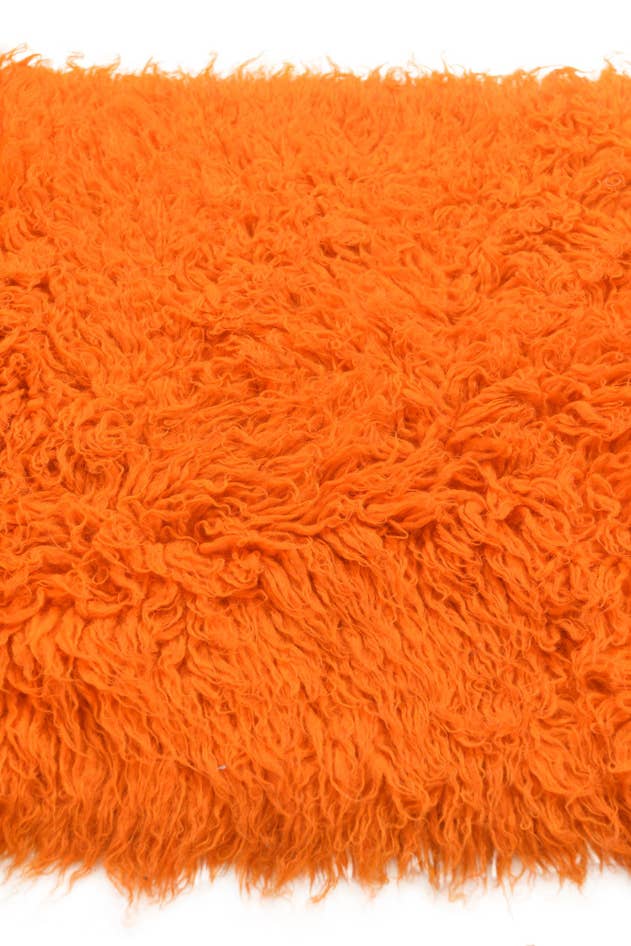 Detail image of 2' 4 x 4' 7 Hand Knotted Moroccan Wool Runner Rug