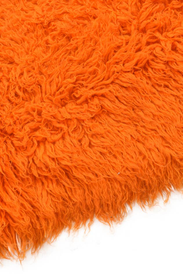 Detail image of 2' 4 x 4' 7 Hand Knotted Moroccan Wool Runner Rug