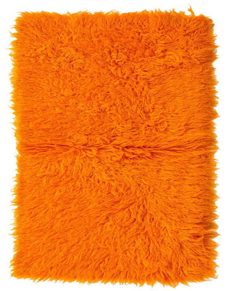 Detail image of 2' 4 x 4' 7 Hand Knotted Moroccan Wool Runner Rug