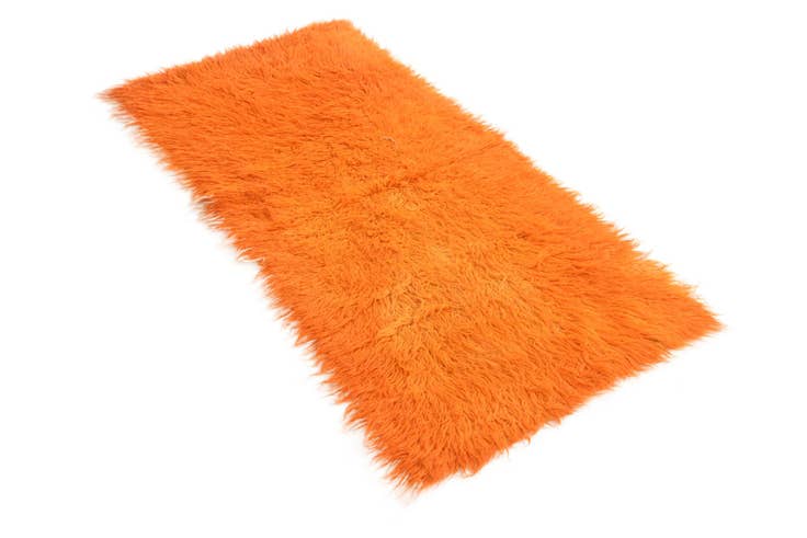 Detail image of 2' 4 x 4' 7 Hand Knotted Moroccan Wool Runner Rug