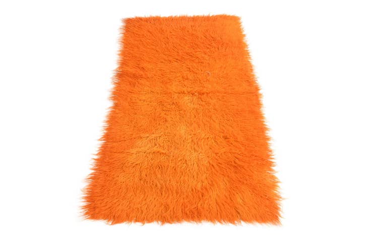 Detail image of 2' 4 x 4' 7 Hand Knotted Moroccan Wool Runner Rug