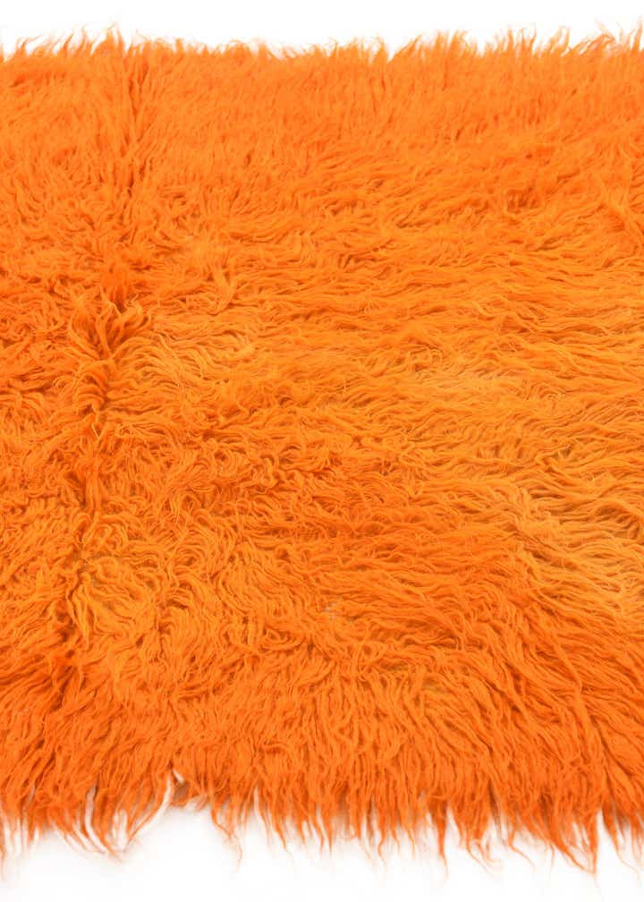 2' 4 x 4' 7 Hand Knotted Moroccan Wool Runner Rug