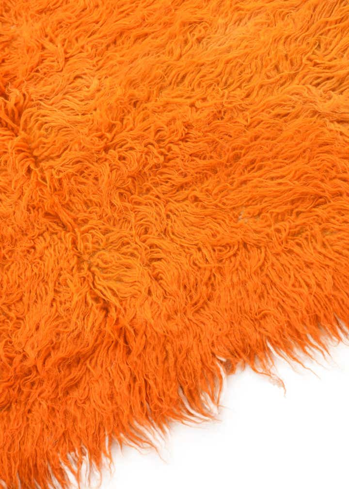 2' 4 x 4' 7 Hand Knotted Moroccan Wool Runner Rug