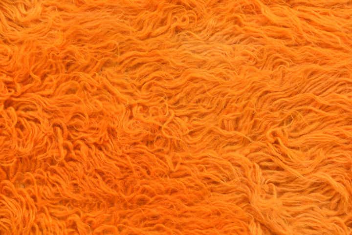 2' 4 x 4' 7 Hand Knotted Moroccan Wool Runner Rug