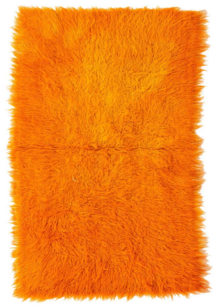 2' 4 x 4' 7 Hand Knotted Moroccan Wool Runner Rug