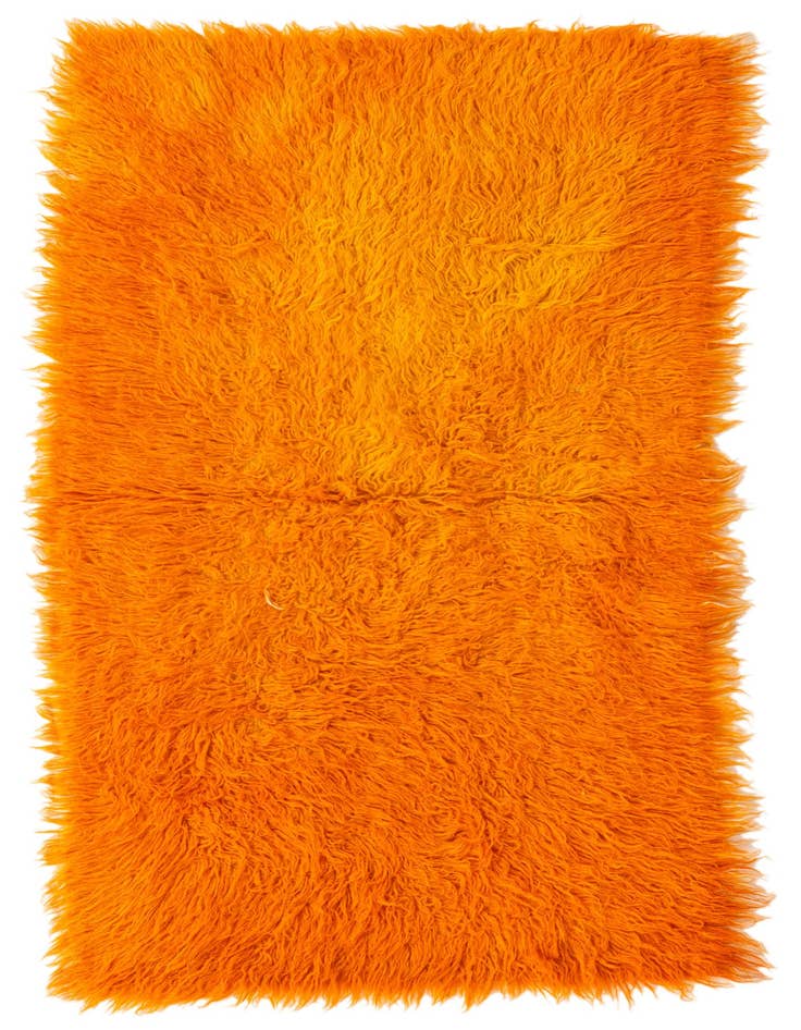 Detail image of 2' 4 x 4' 7 Hand Knotted Moroccan Wool Runner Rug