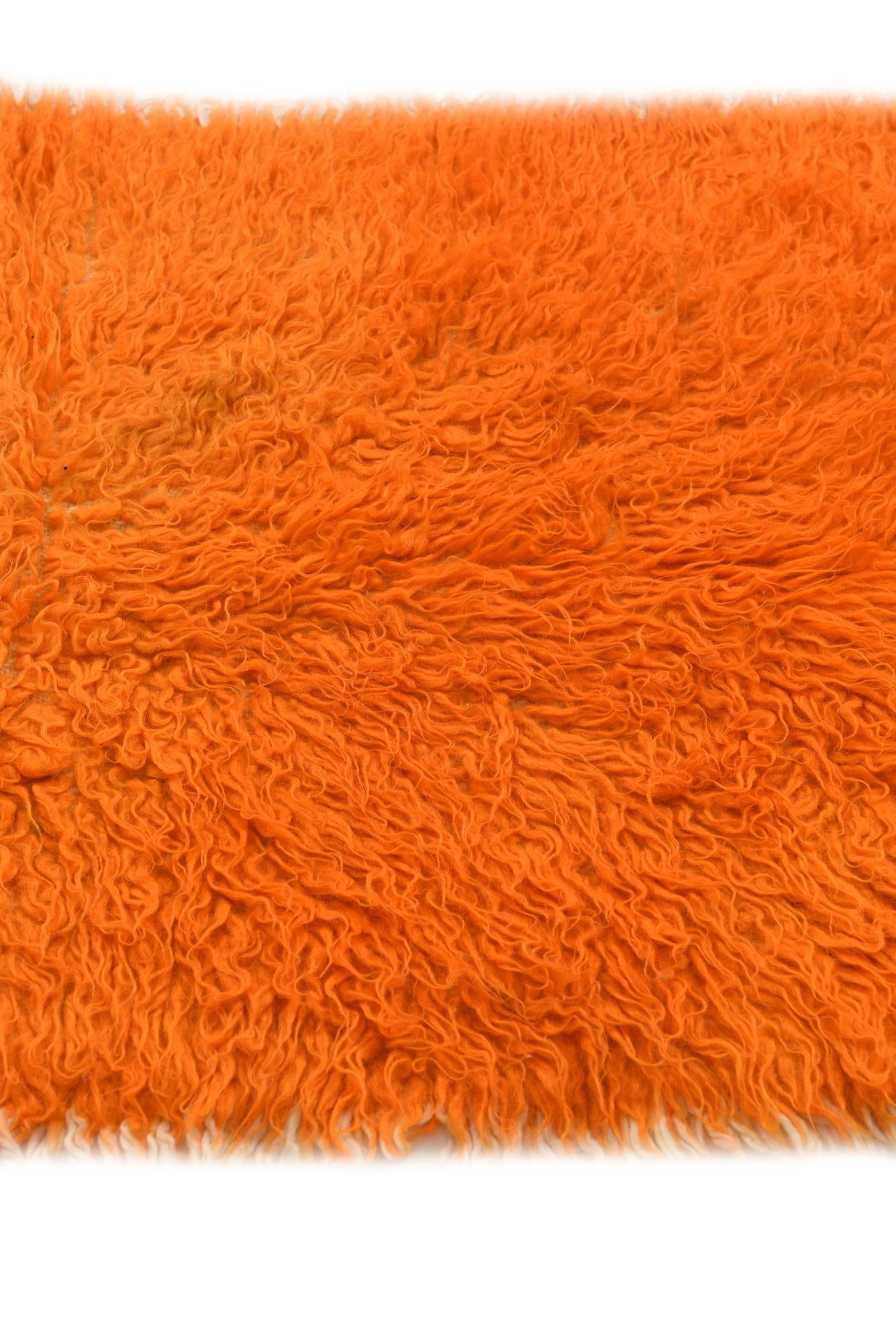 2' 2 x 4' 6 Hand Knotted Moroccan Wool Runner Rug