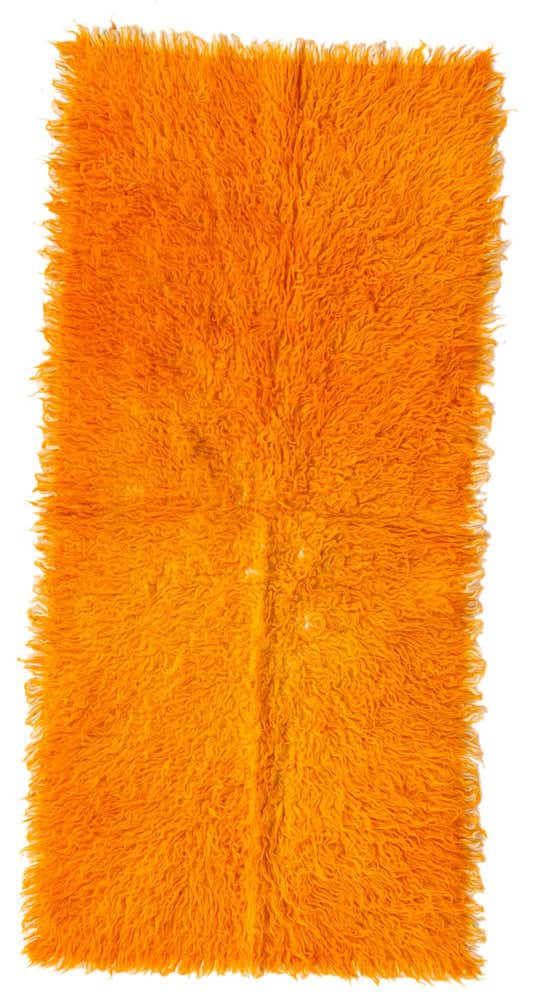 2' 2 x 4' 6 Hand Knotted Moroccan Wool Runner Rug