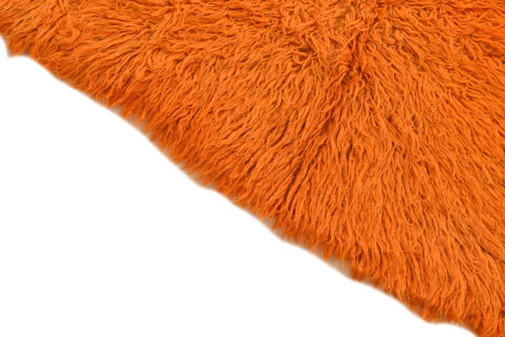 Detail image of 2' 2 x 4' 8 Hand Knotted Moroccan Wool Runner Rug