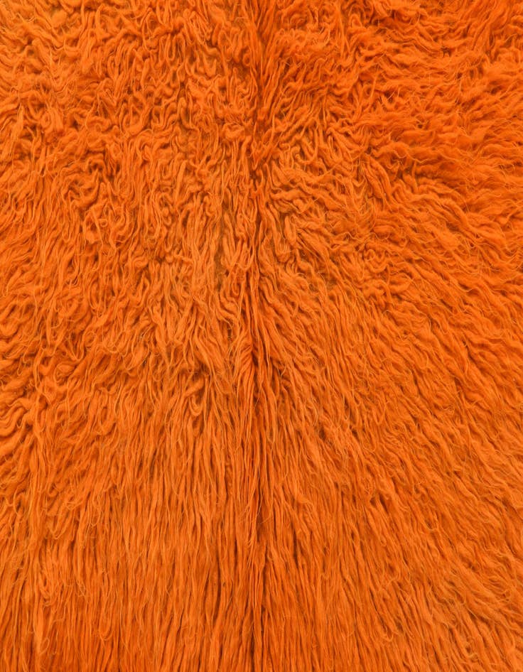 Detail image of 2' 2 x 4' 8  Hand Knotted Moroccan Wool Runner Rug