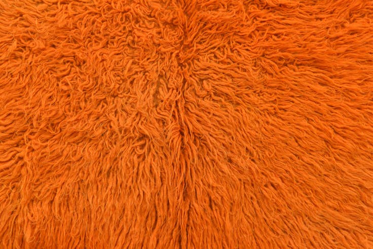 Detail image of 2' 2 x 4' 8 Hand Knotted Moroccan Wool Runner Rug
