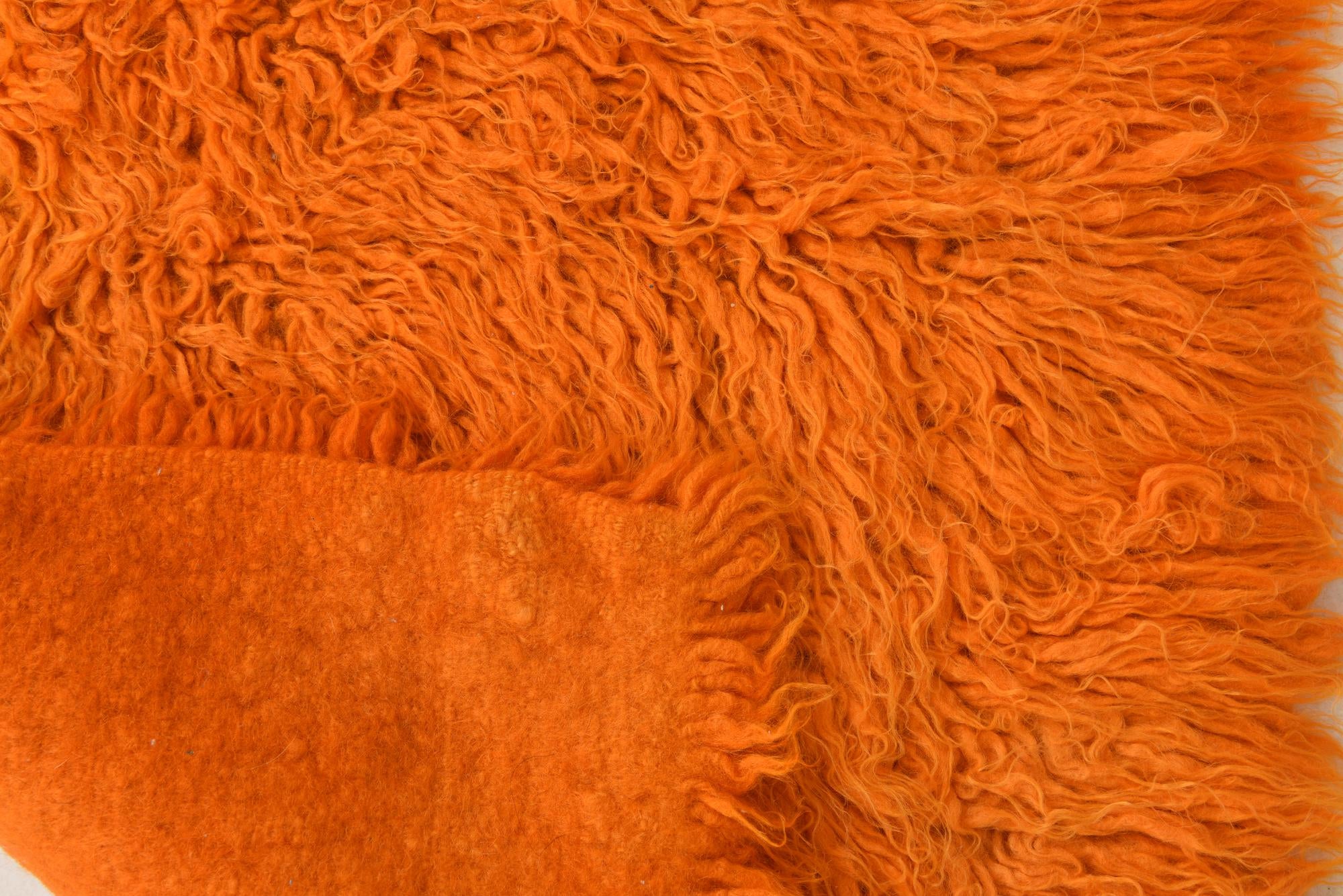 2' 2 x 4' 8 Hand Knotted Moroccan Wool Runner Rug