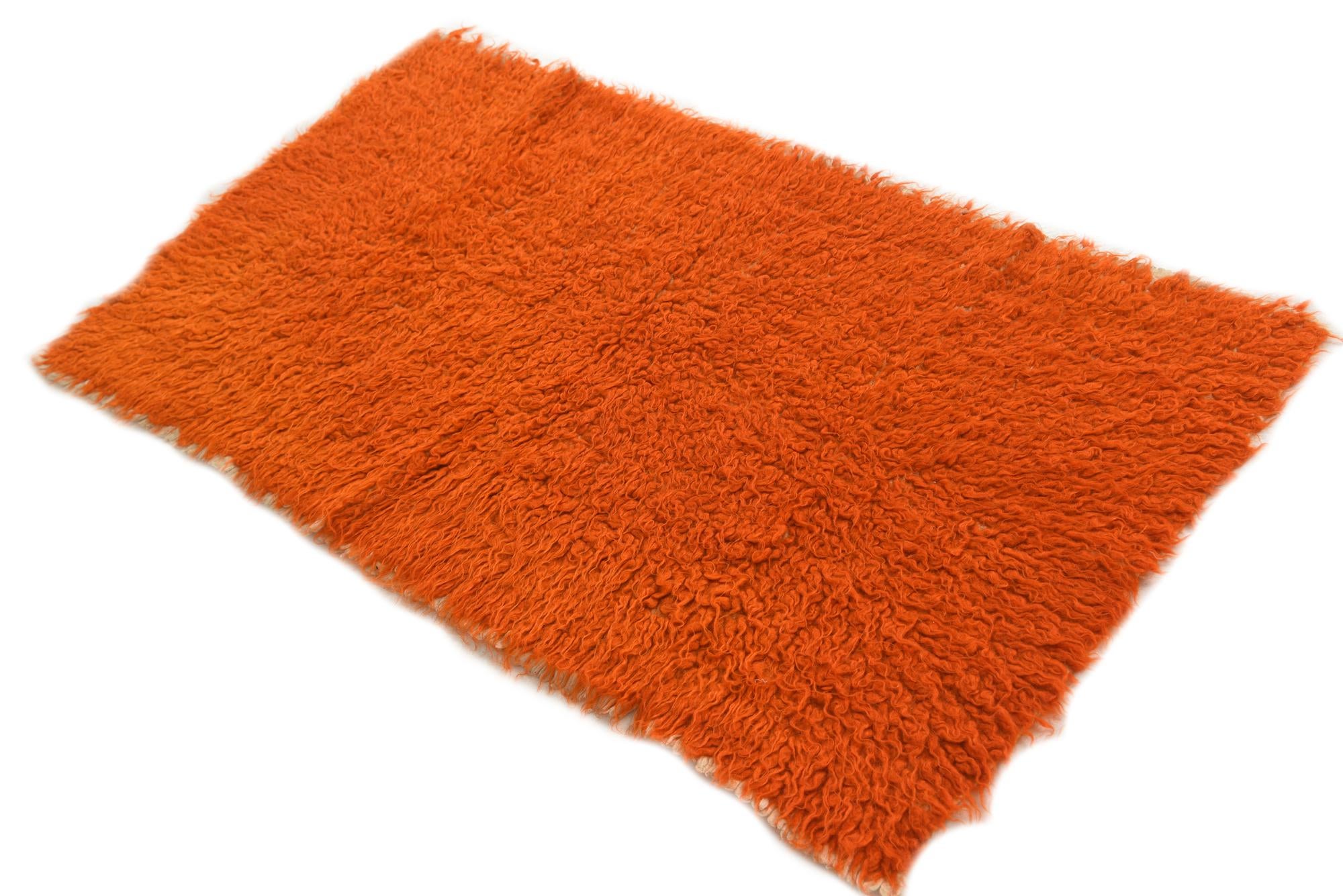2' 3 x 4' 2 Hand Knotted Moroccan Wool Runner Rug