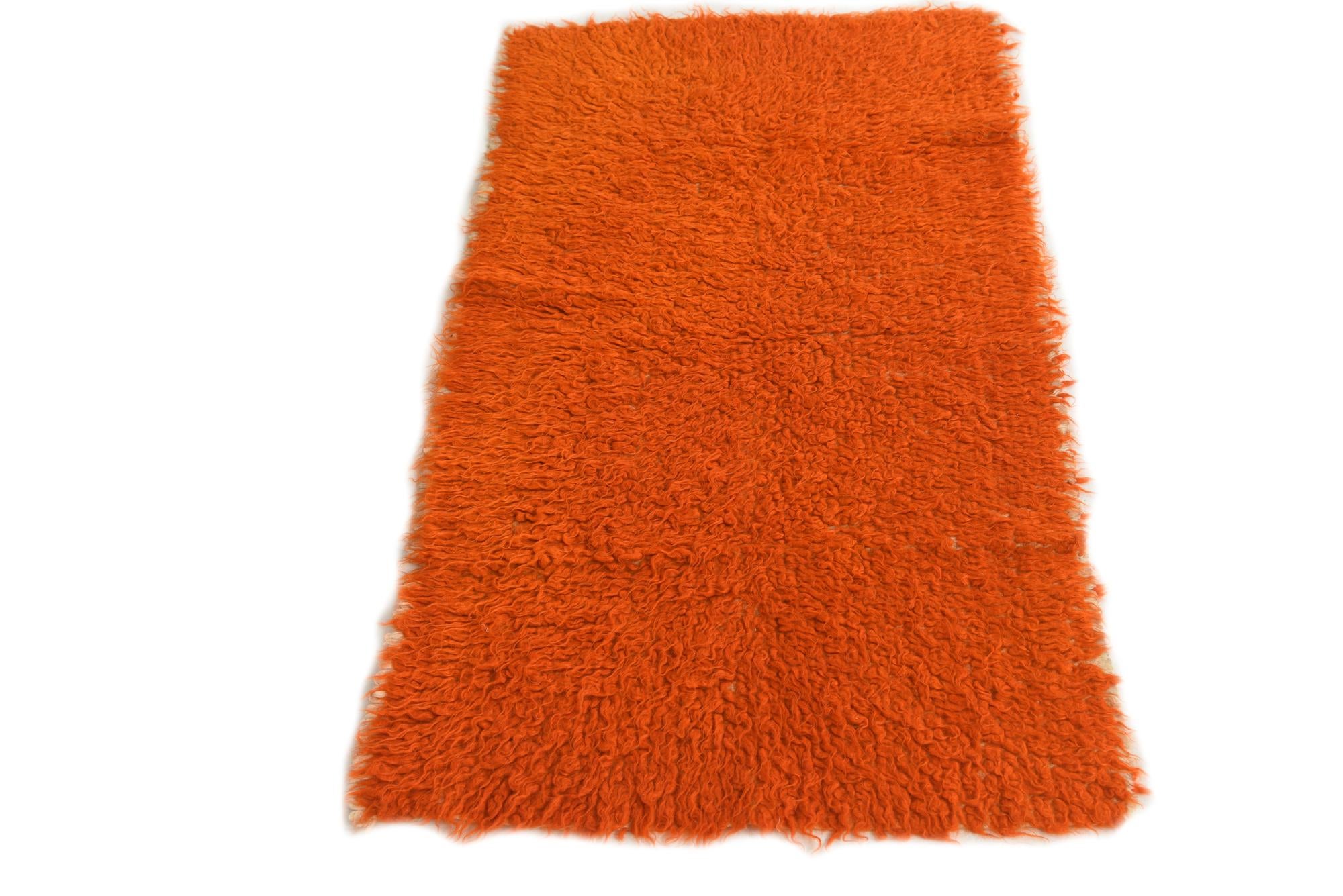 2' 3 x 4' 2 Hand Knotted Moroccan Wool Runner Rug