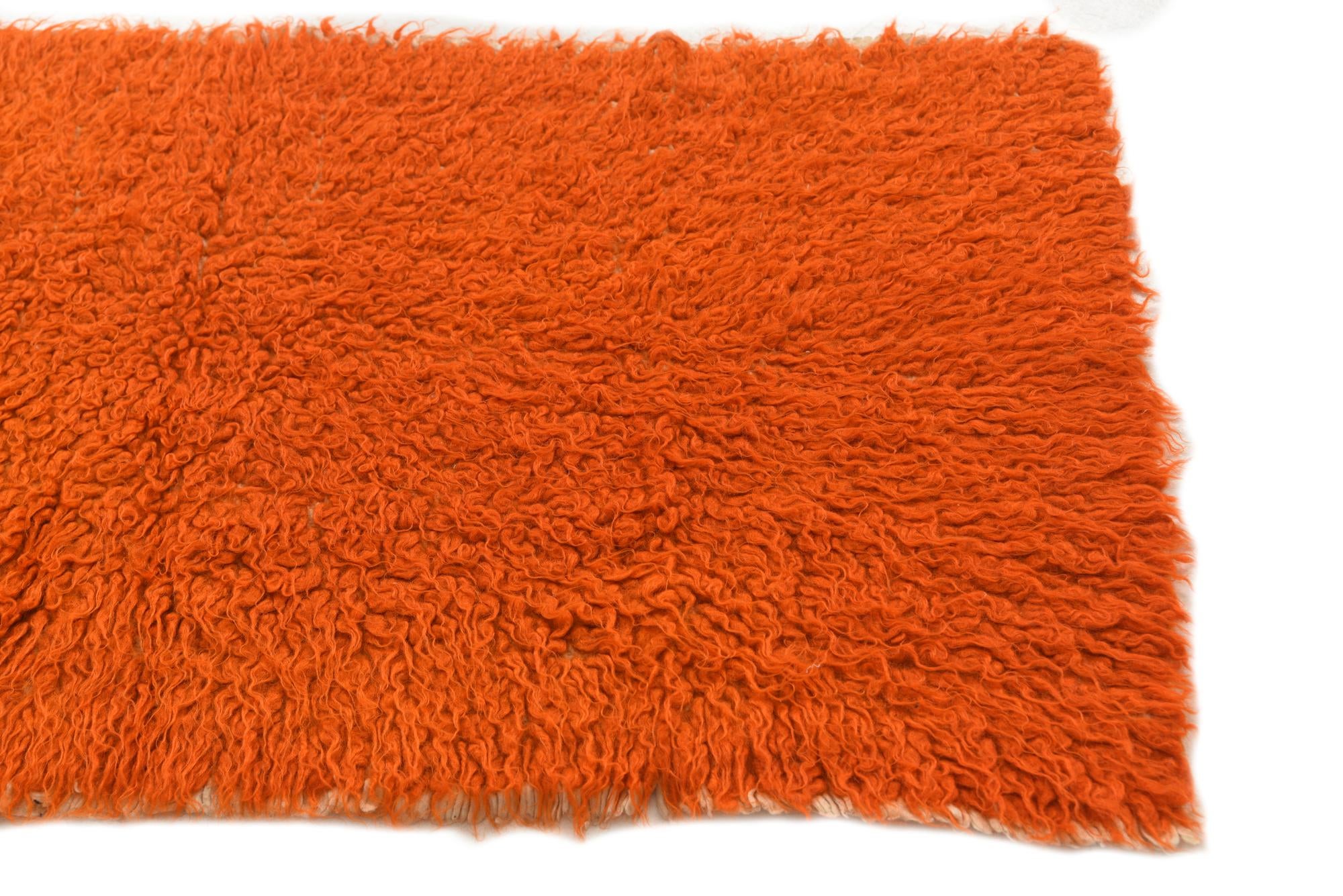 2' 3 x 4' 2 Hand Knotted Moroccan Wool Runner Rug