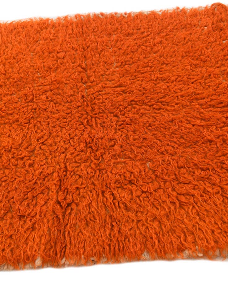 Detail image of 2' 3 x 4' 2  Hand Knotted Moroccan Wool Runner Rug