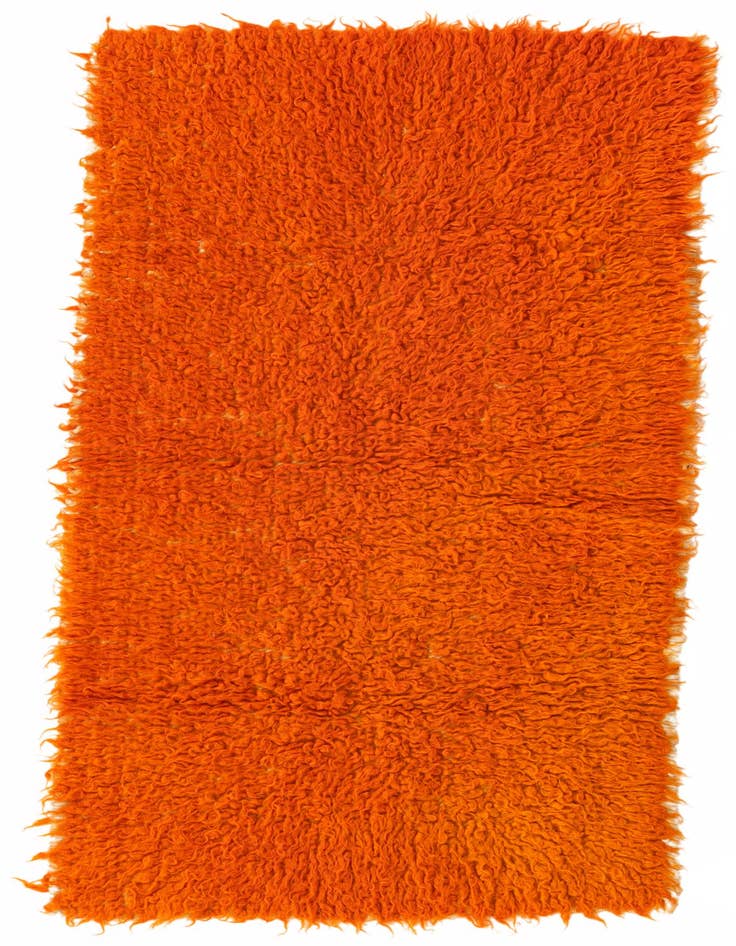Detail image of 2' 3 x 4' 2 Hand Knotted Moroccan Wool Runner Rug