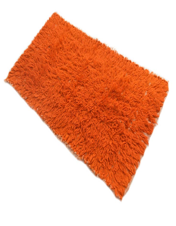 Detail image of 2' 3 x 4' 4  Hand Knotted Moroccan Wool Runner Rug