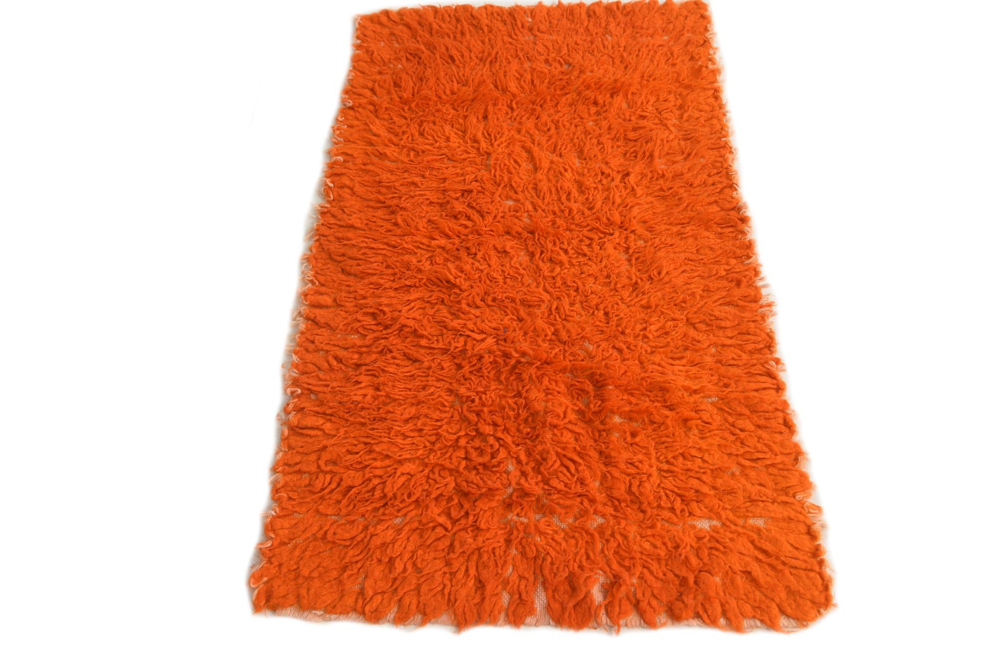 2' 3 x 4' 4 Hand Knotted Moroccan Wool Runner Rug