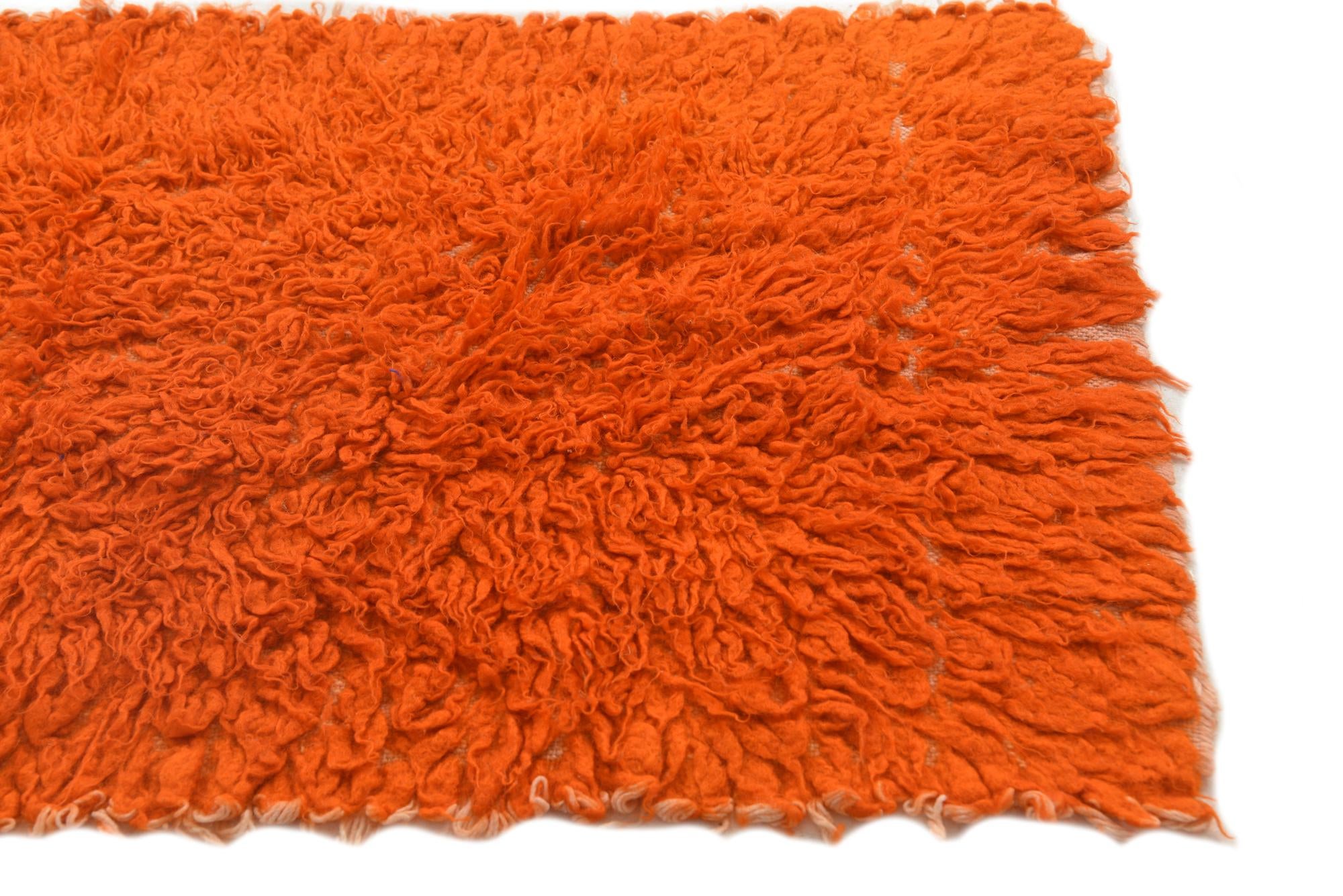 2' 3 x 4' 4 Hand Knotted Moroccan Wool Runner Rug