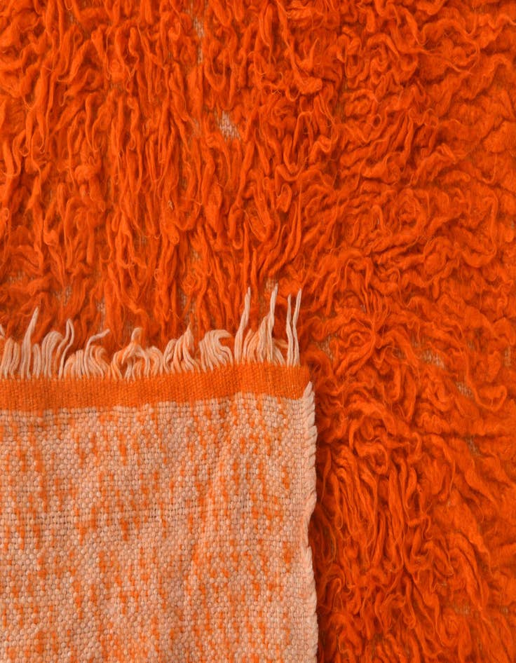 Detail image of 2' 3 x 4' 4  Hand Knotted Moroccan Wool Runner Rug