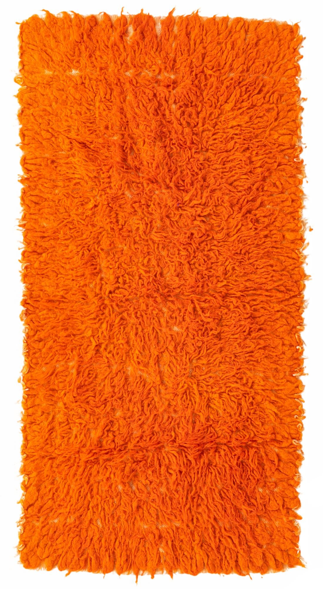 2' 3 x 4' 4 Hand Knotted Moroccan Wool Runner Rug