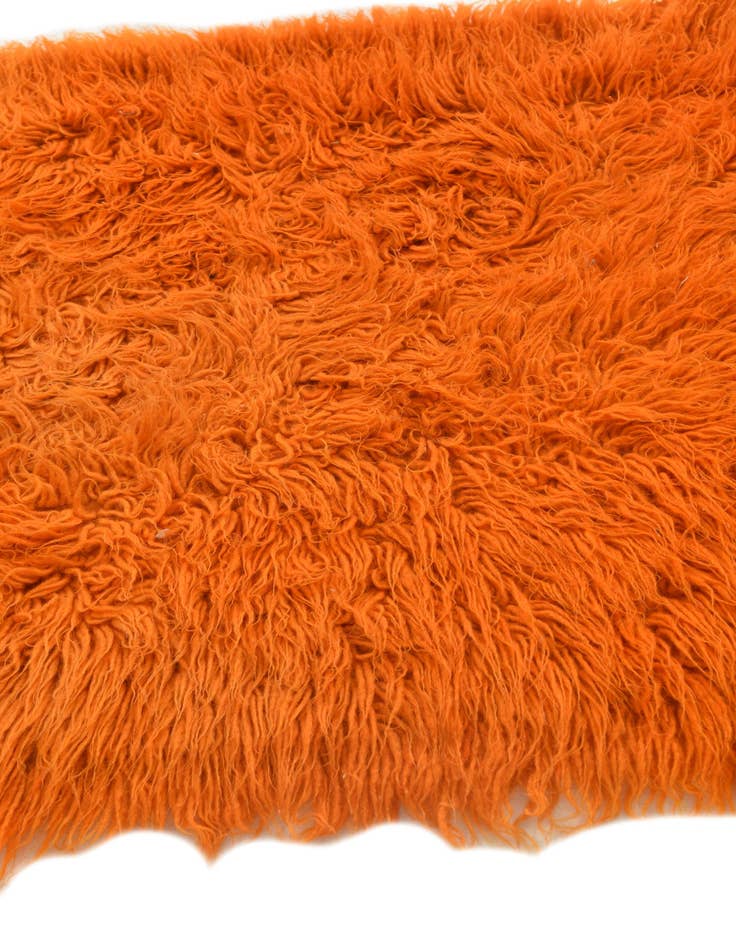 Detail image of 2' 3 x 4' 3  Hand Knotted Moroccan Wool Runner Rug