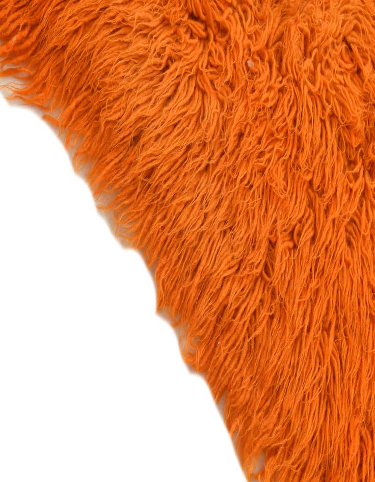 Detail image of 2' 3 x 4' 3  Hand Knotted Moroccan Wool Runner Rug