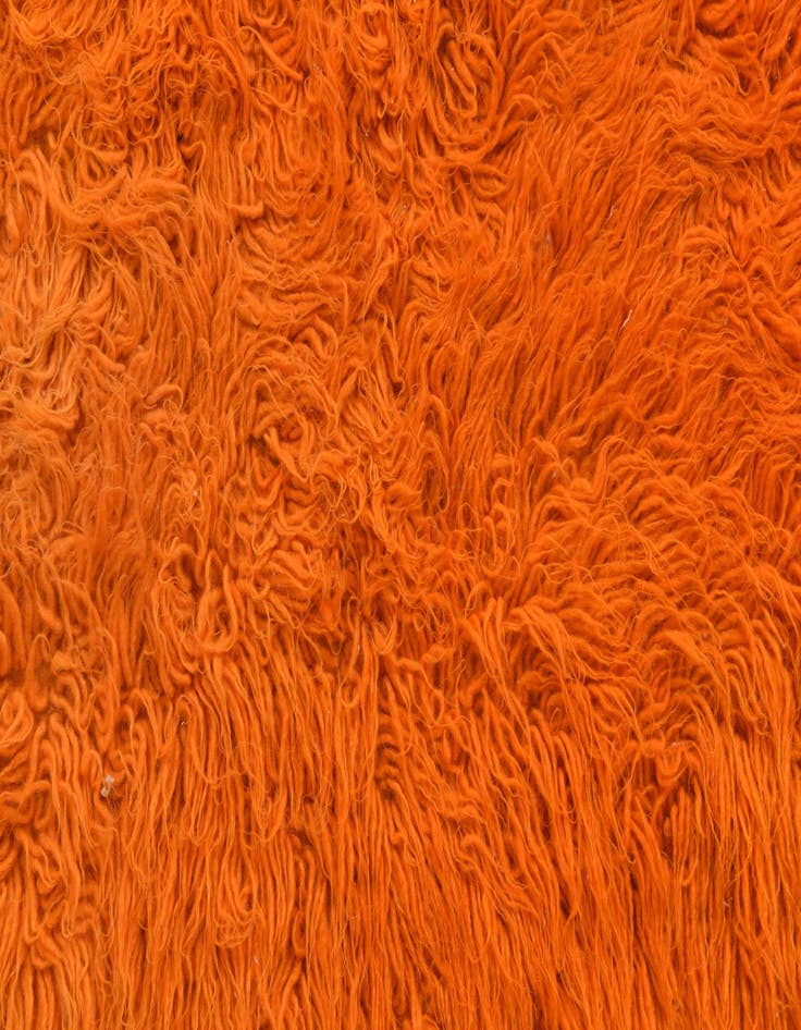 Detail image of 2' 3 x 4' 3  Hand Knotted Moroccan Wool Runner Rug