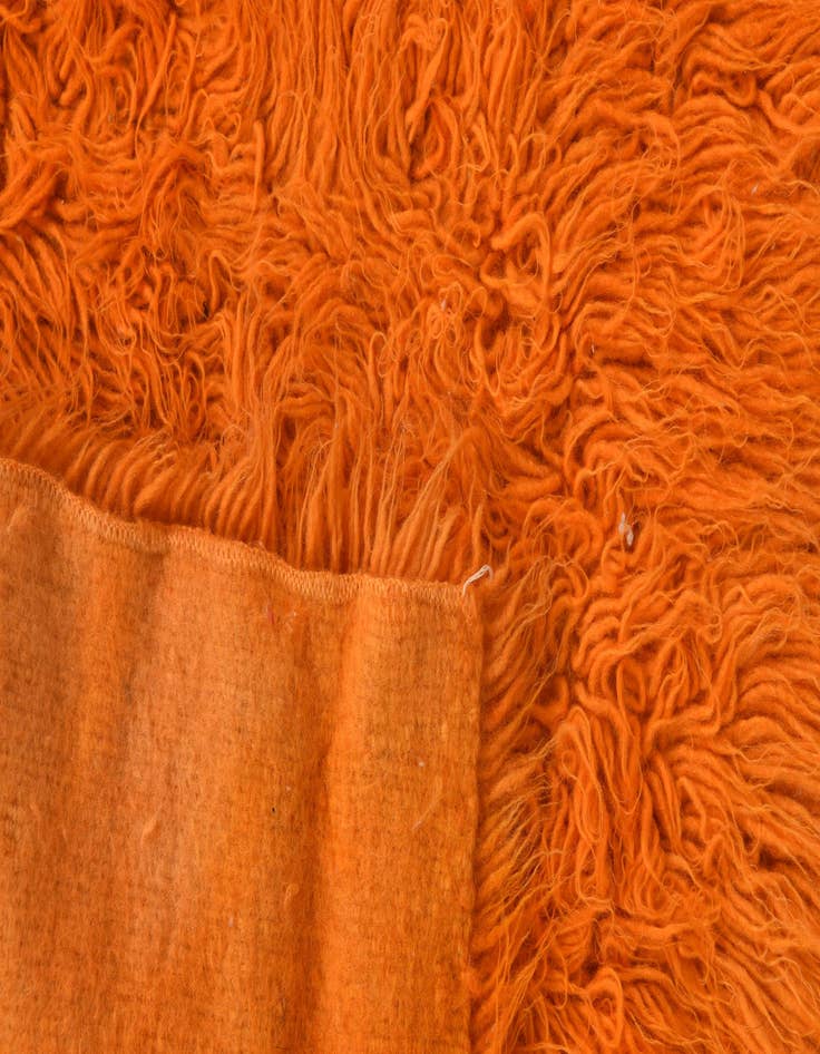 Detail image of 2' 3 x 4' 3  Hand Knotted Moroccan Wool Runner Rug