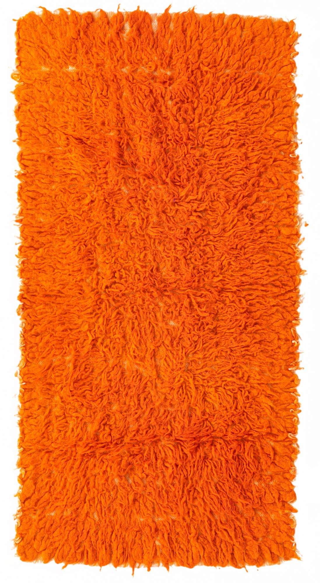 2' 3 x 4' 3 Hand Knotted Moroccan Wool Runner Rug