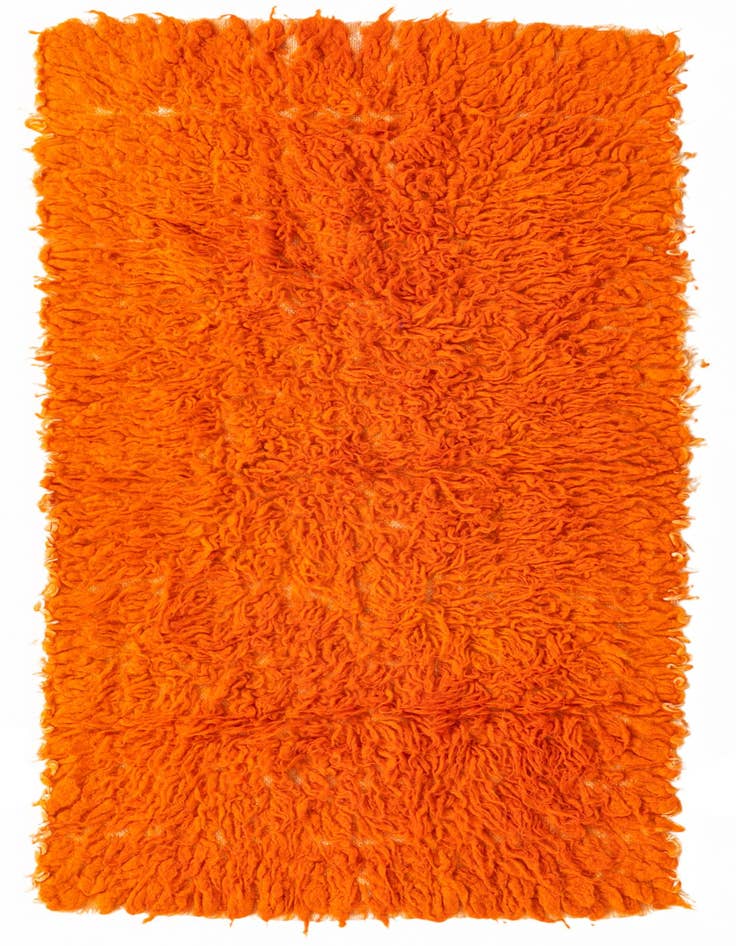 Detail image of 2' 3 x 4' 3 Hand Knotted Moroccan Wool Runner Rug