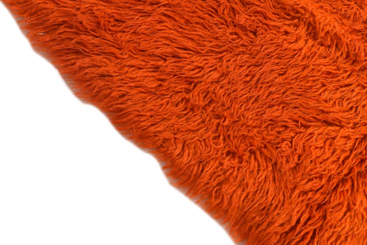 Detail image of 2' 2 x 4' 2 Hand Knotted Moroccan Wool Runner Rug