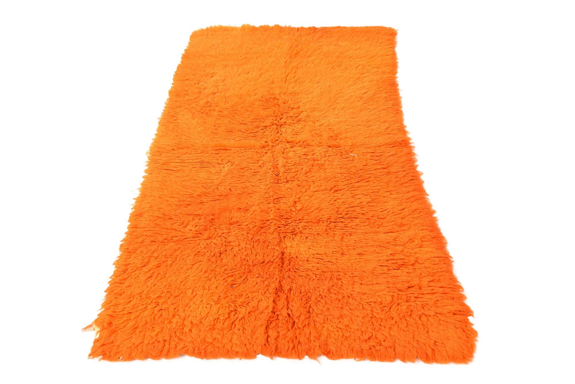 2' 10 x 6' Hand Knotted Moroccan Wool Runner Rug