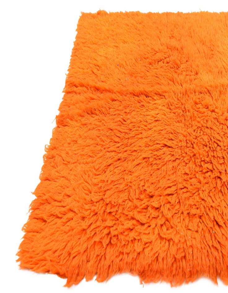 Detail image of 2' 10 x 6'  Hand Knotted Moroccan Wool Runner Rug