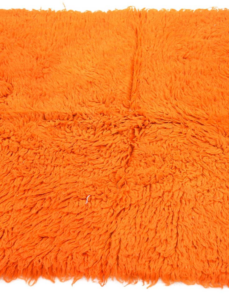 Detail image of 2' 10 x 6'  Hand Knotted Moroccan Wool Runner Rug