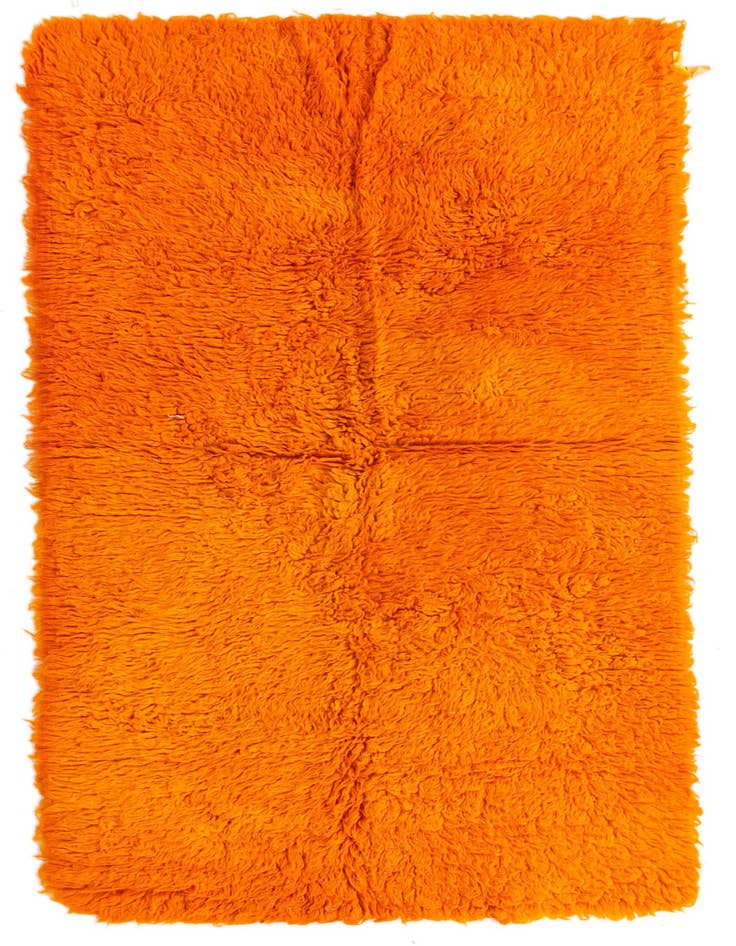 Detail image of 2' 10 x 6' Hand Knotted Moroccan Wool Runner Rug