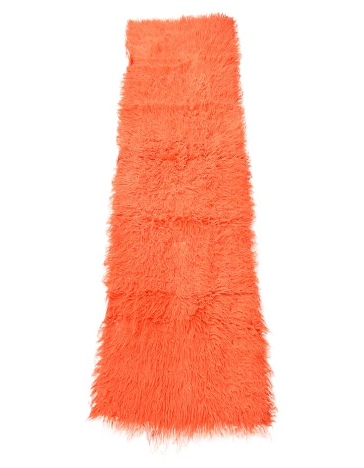Detail image of 2' x 4' 6 Hand Knotted Moroccan Wool Runner Rug