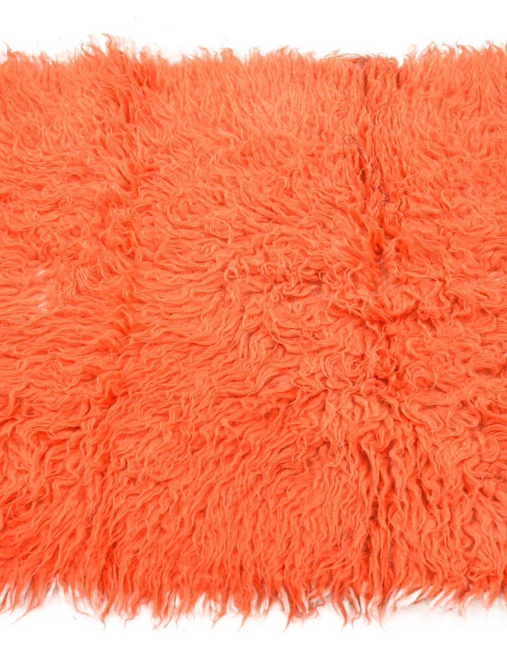 Detail image of 2' x 4' 6 Hand Knotted Moroccan Wool Runner Rug