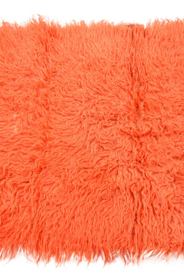 Detail image of 2' x 4' 6 Hand Knotted Moroccan Wool Runner Rug