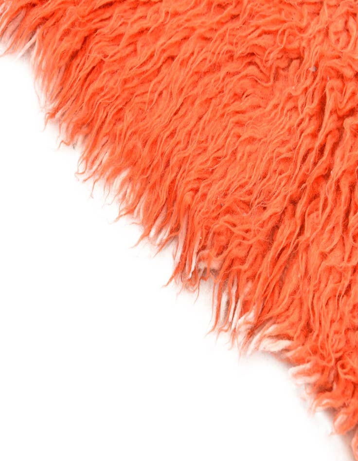 Detail image of 2' x 4' 6 Hand Knotted Moroccan Wool Runner Rug