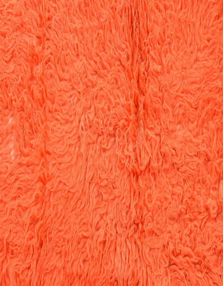 Detail image of 2' x 4' 6  Hand Knotted Moroccan Wool Runner Rug