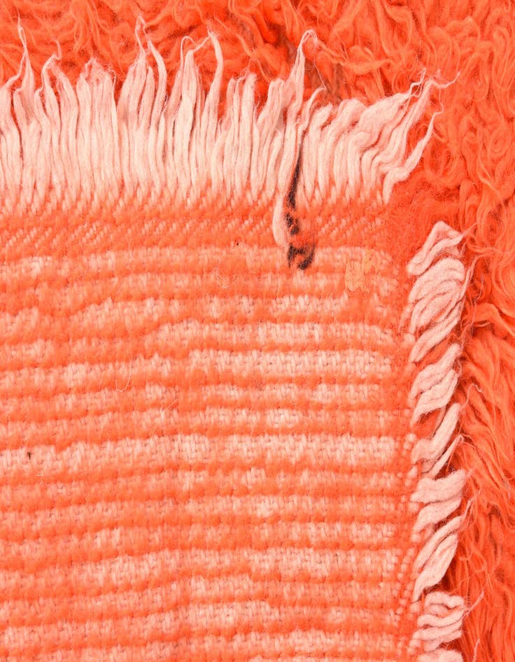 Detail image of 2' x 4' 6  Hand Knotted Moroccan Wool Runner Rug